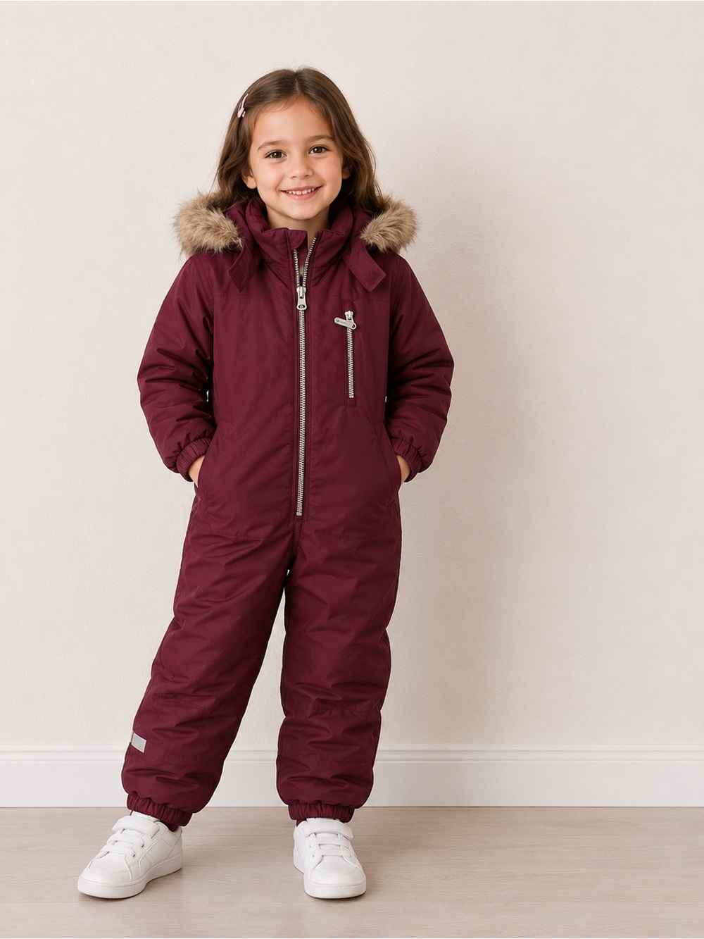 H&M Burgundy Toddler Jacket (Size 3-4Y)